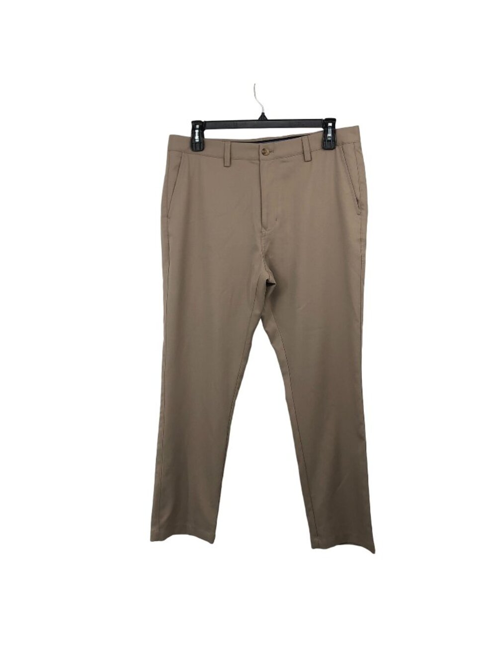 Vineyard Vines Links Pants Mens 35x30 Khaki Golf Performance Polyester Flat Fron